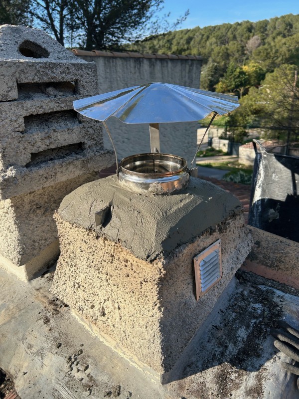 remise aux normes  conduit de fumée 