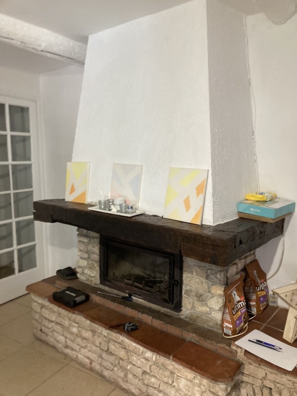 Pose d’un tubage simple parois dans un vieil insert. 